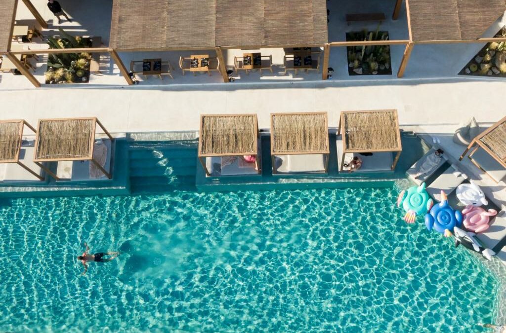 Rocabella Mykonos Hotel - Air View
