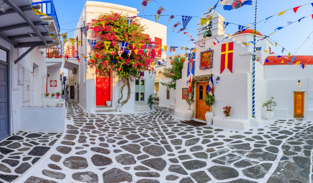 Greek Easter Time in Mykonos Greece