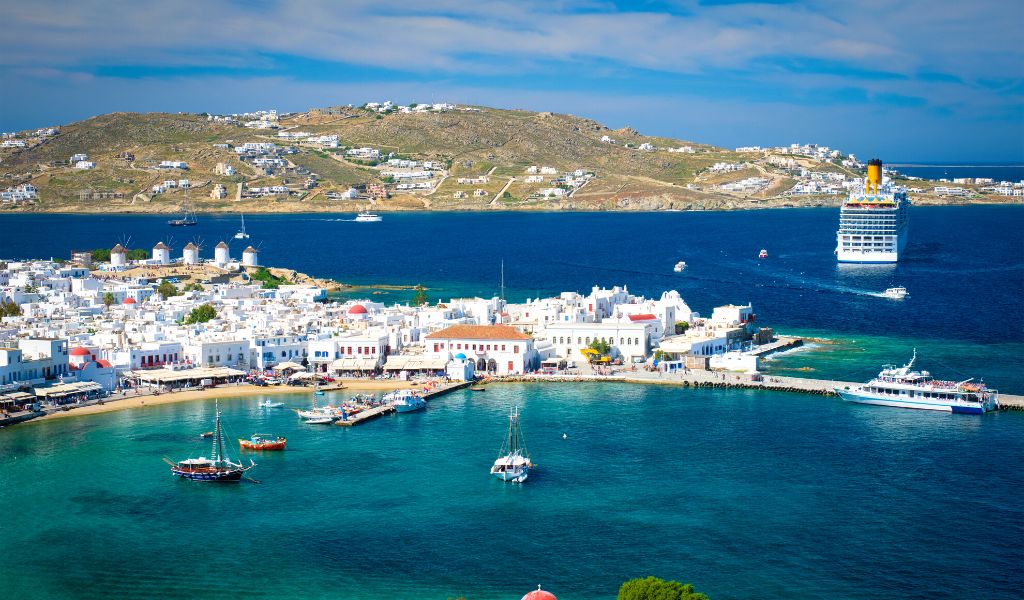 Travelling to Mykonos Greece